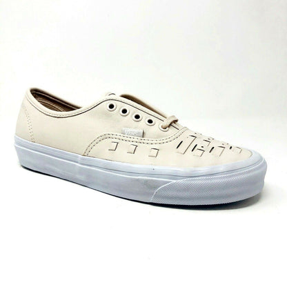 Vans Authentic Weave (Leather) Delicacy Pink Womens Casual Sneakers