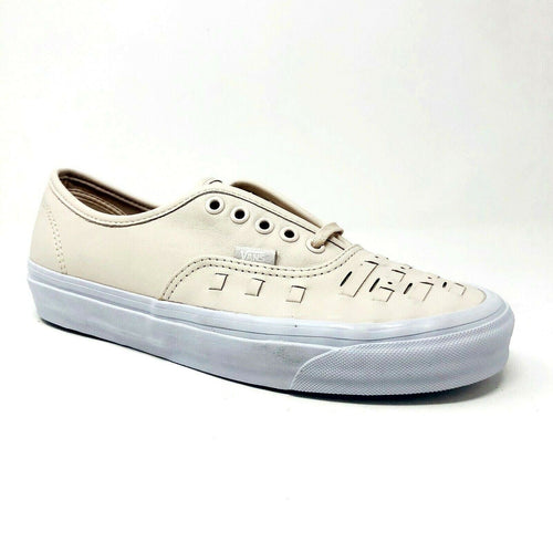 Vans Authentic Weave (Leather) Delicacy Pink Womens Casual Sneakers