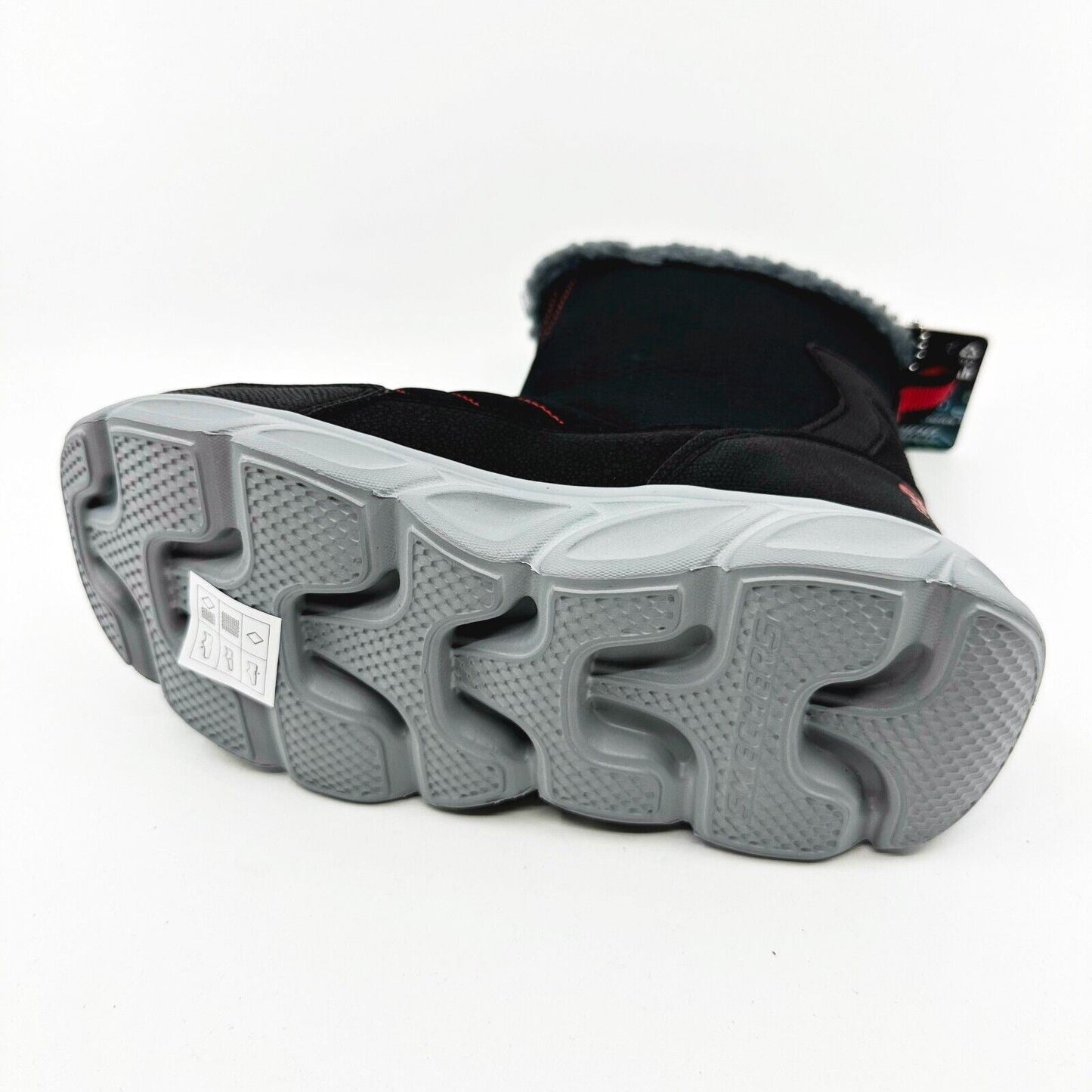 Skechers S Lights Hypno Flash 3.0 Fast Breeze Black Kids Boys Size 12.5 Boots