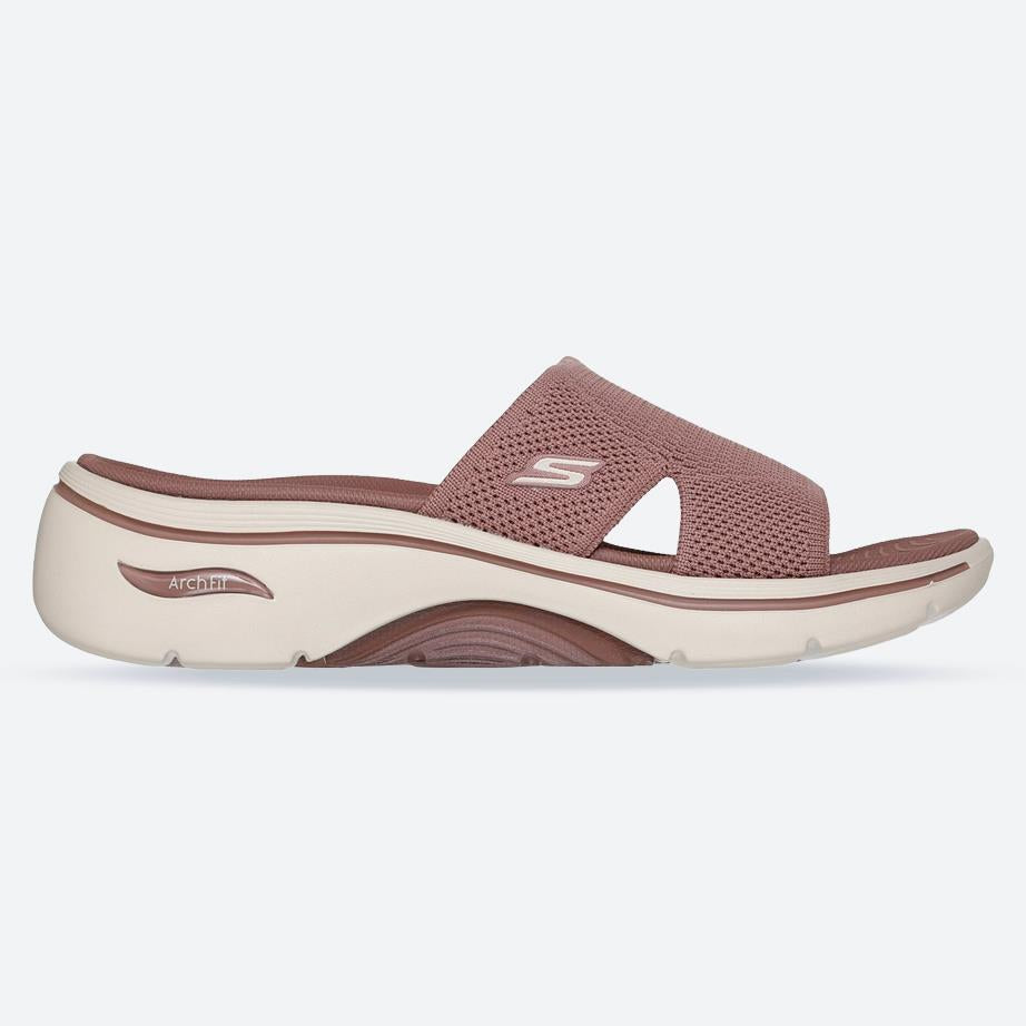 Women's Wide Fit Skechers 140865 Dakota Go Walk Arch Fit 2.0 Sandals