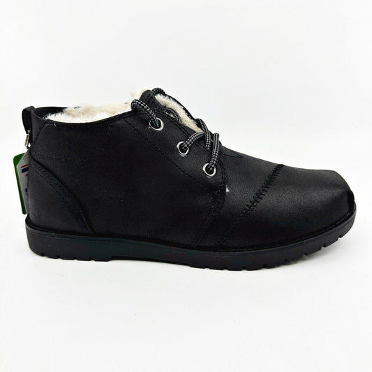 Skechers Chill Lugs Snuggle Life Black Womens Size 6 Shearling Boots