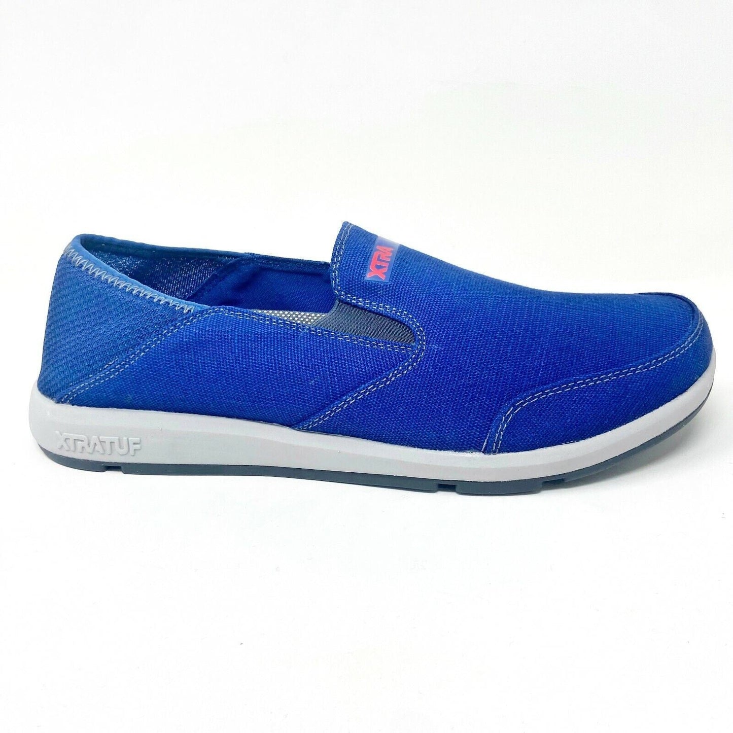 XtraTuf Yellowtail Royal Blue Mens Slip Resistant Canvas Work Shoes XMH 200