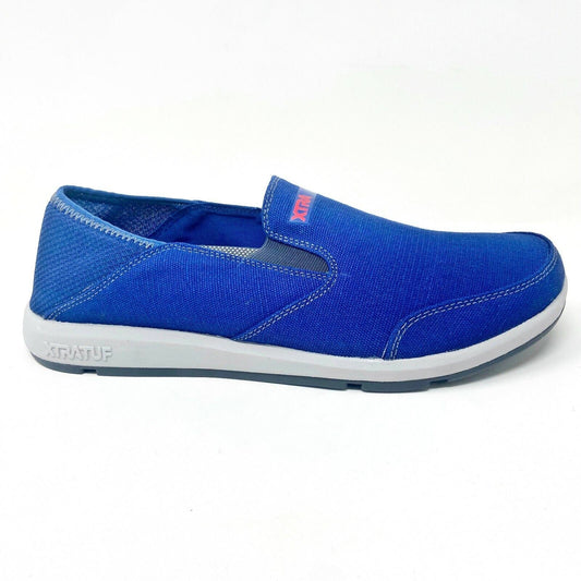 XtraTuf Yellowtail Royal Blue Mens Slip Resistant Canvas Work Shoes XMH 200