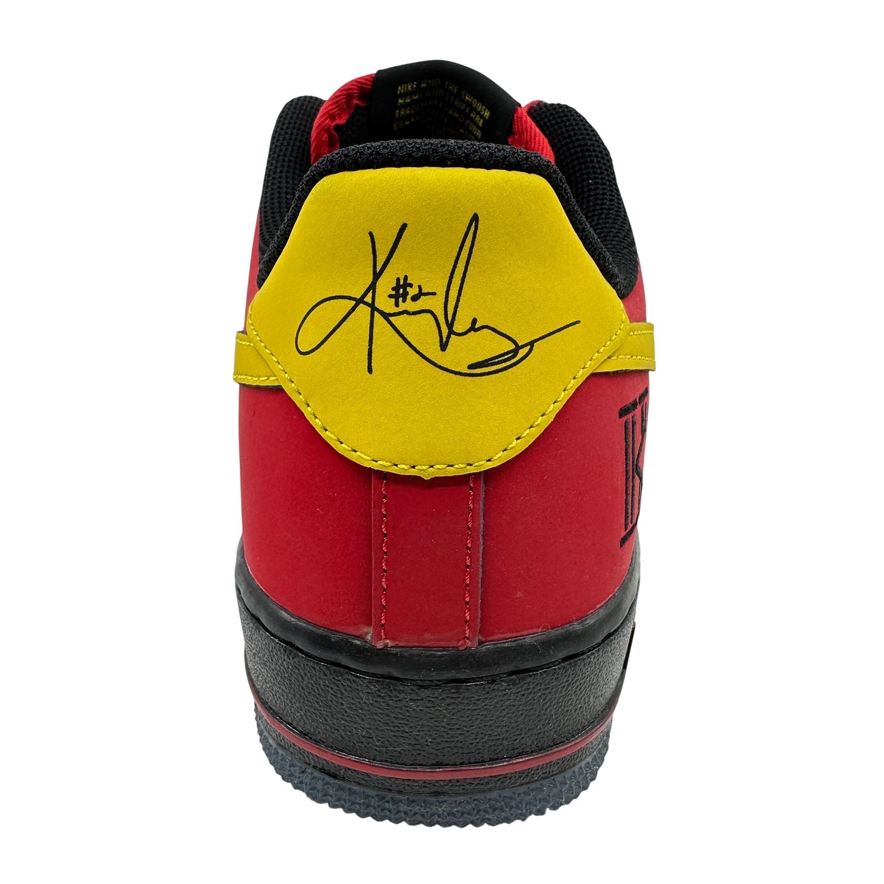 Nike Air Force 1 CMFT Signature QS Black Yellow Red Mens Kyrie Irving Sneaker