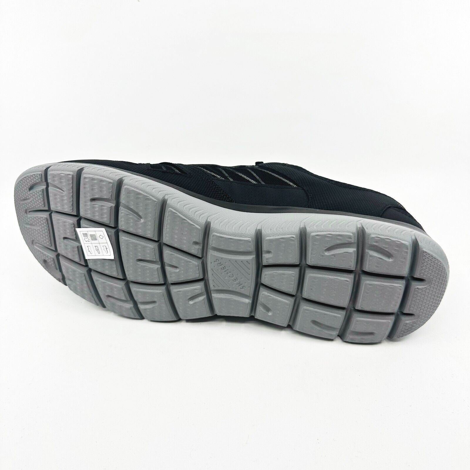 Skechers Summits New World Black Gray Mens Size 13 Athletic Sneakers