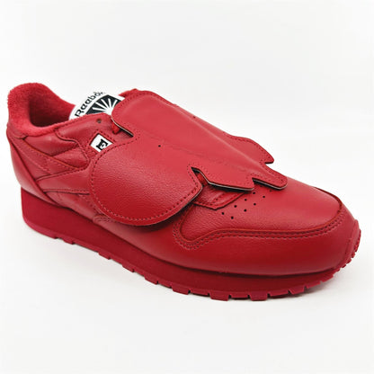 Reebok Classic Leather x Eames Office Vector Red Black Mens Athletic Sneaker