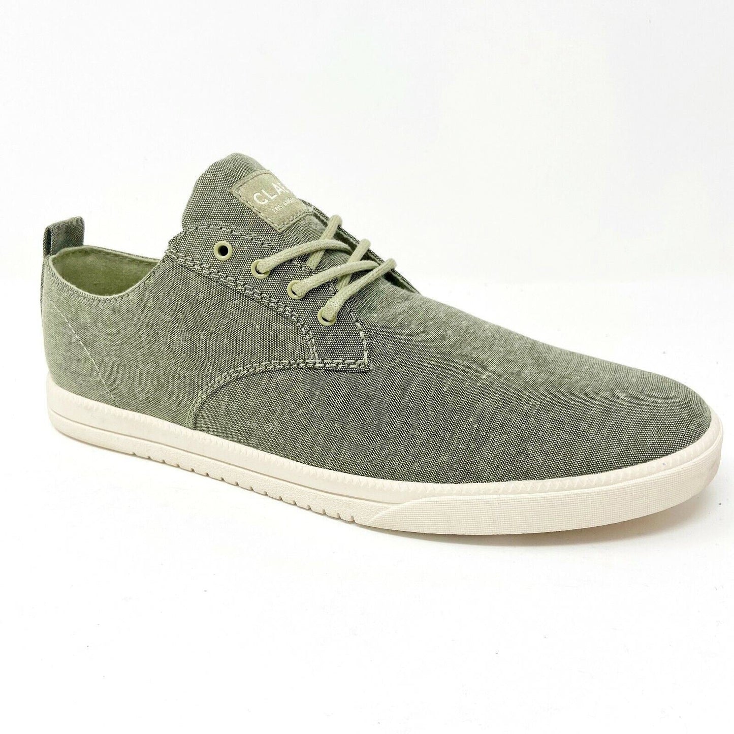 Clae Ellington Textile Aloe Green Mens Casual Sneakers