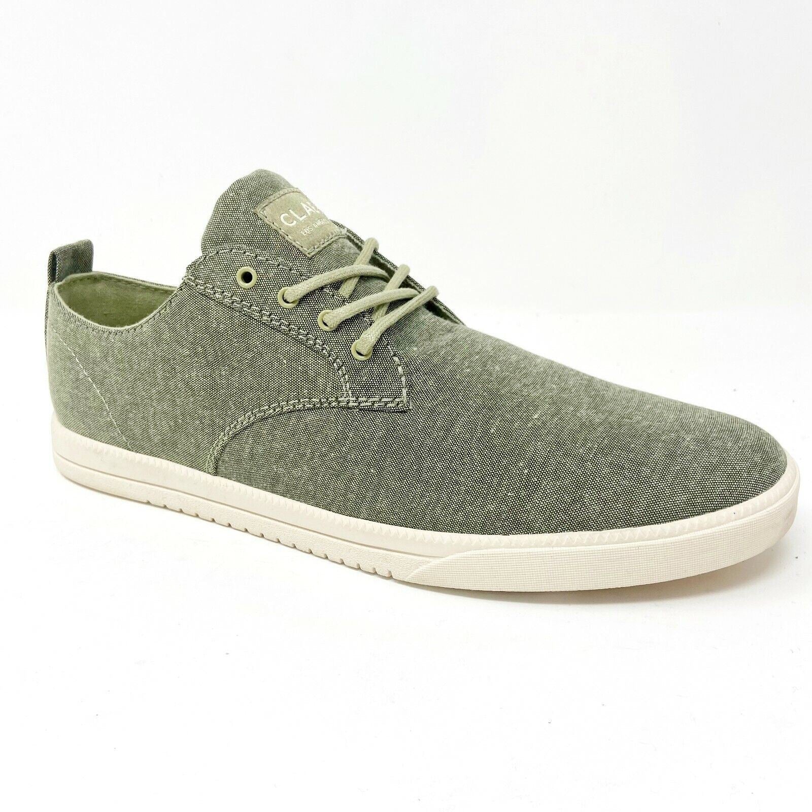 Clae Ellington Textile Aloe Green Mens Casual Sneakers