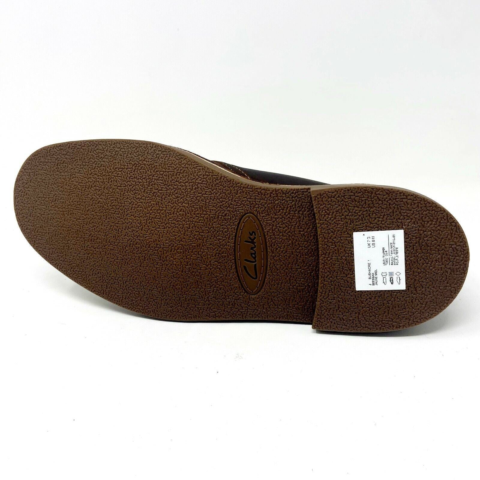 Clarks Originals Bushacre 2 Beeswax Brown Mens Leather Chukka Boots 82286