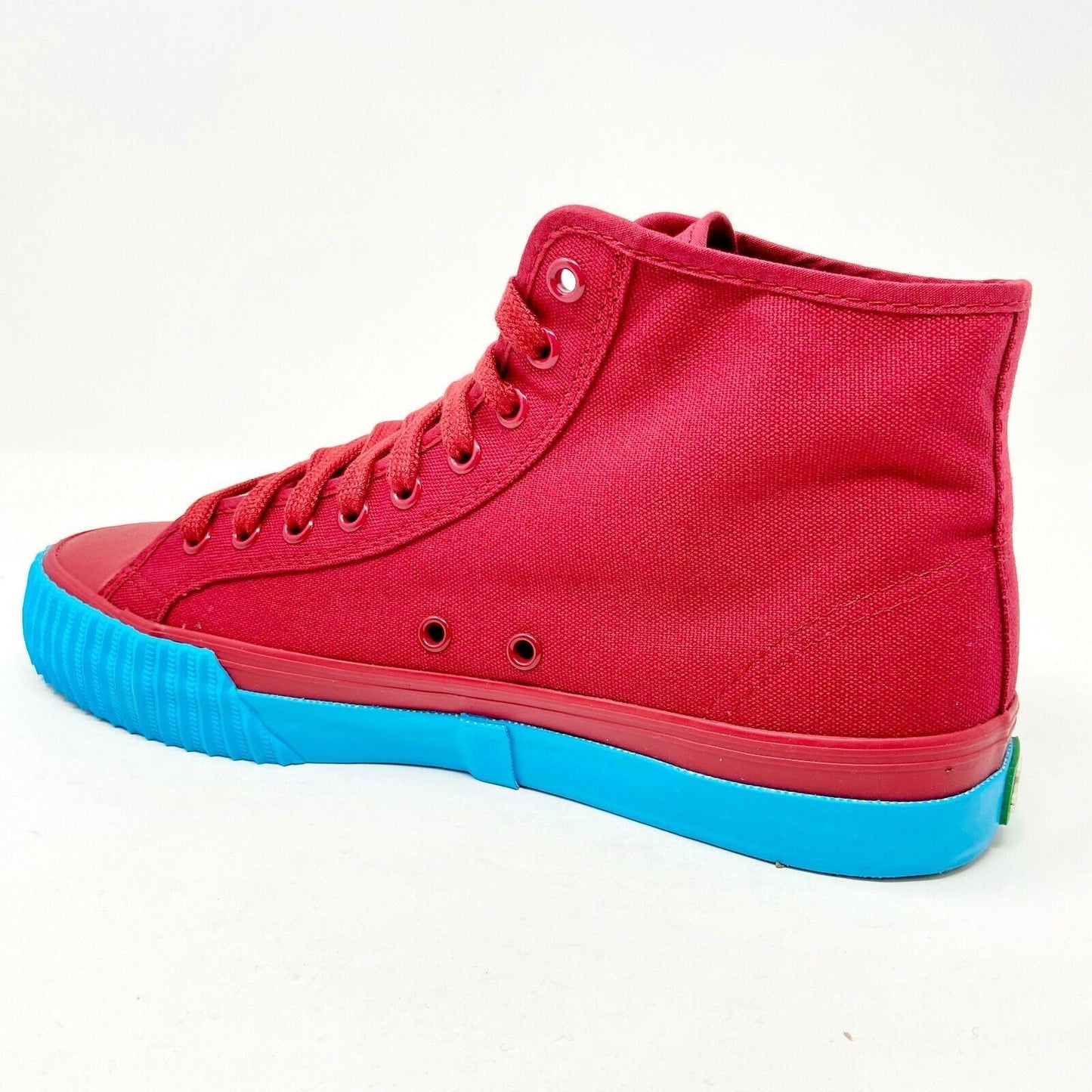 PF Flyer Center Hi Red Blue Mens Retro Casual Sneakers PM12OH1V