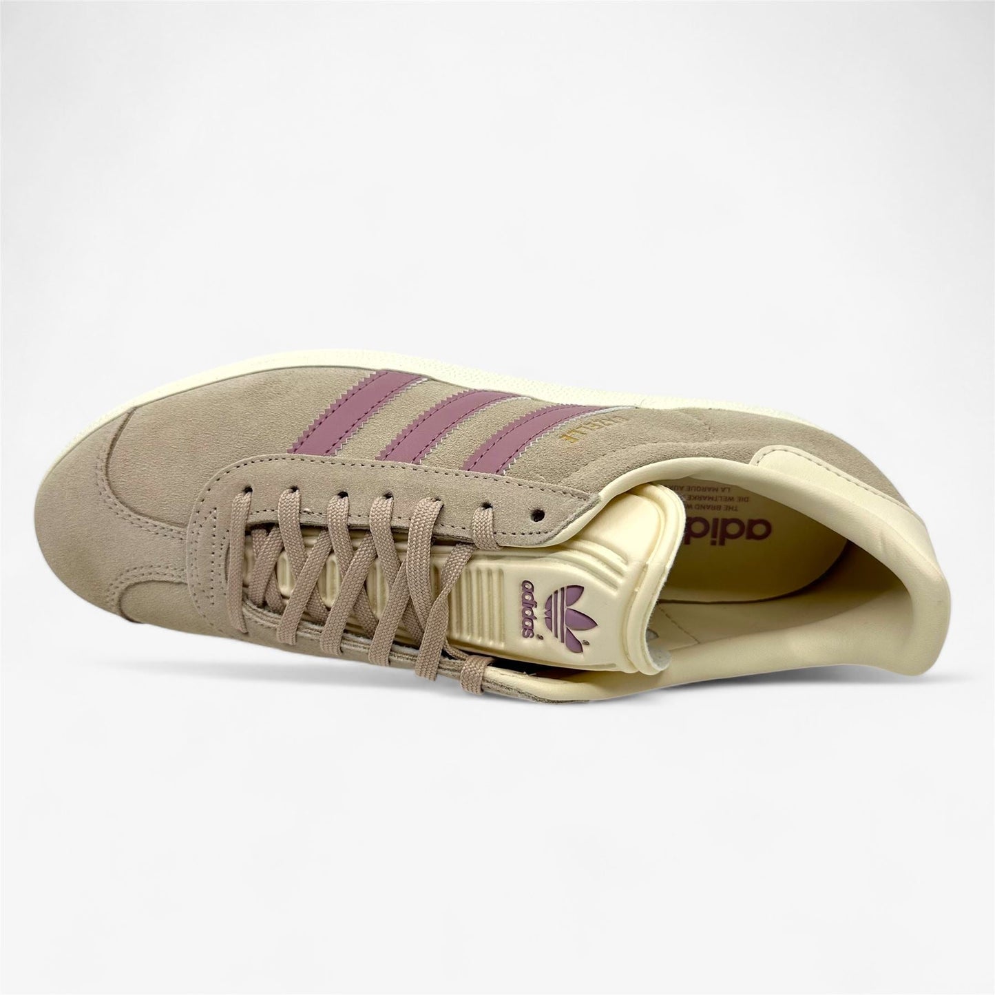 Adidas Gazelle Wonder Taupe Orchid Womens Size 10 Athletic Sneaker