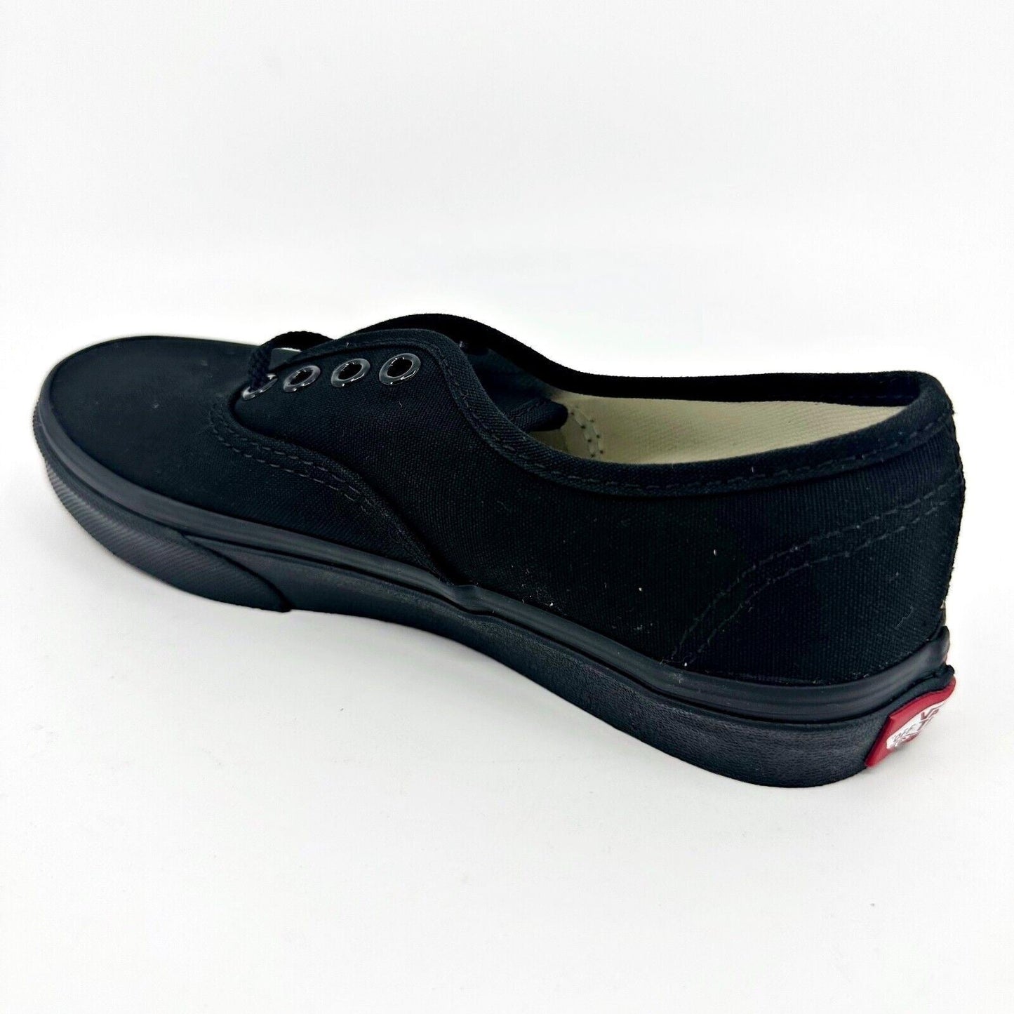 Vans Authentic Triple Black Classic Kids Shoes Casual Sneakers