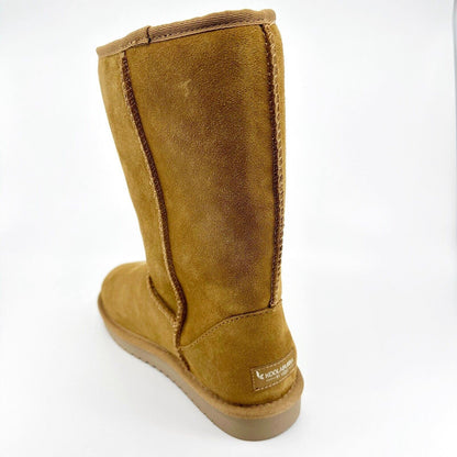 Koolaburra by UGG Koola Tall Chestnut Womens Faux Fur Shearling Suede Boots