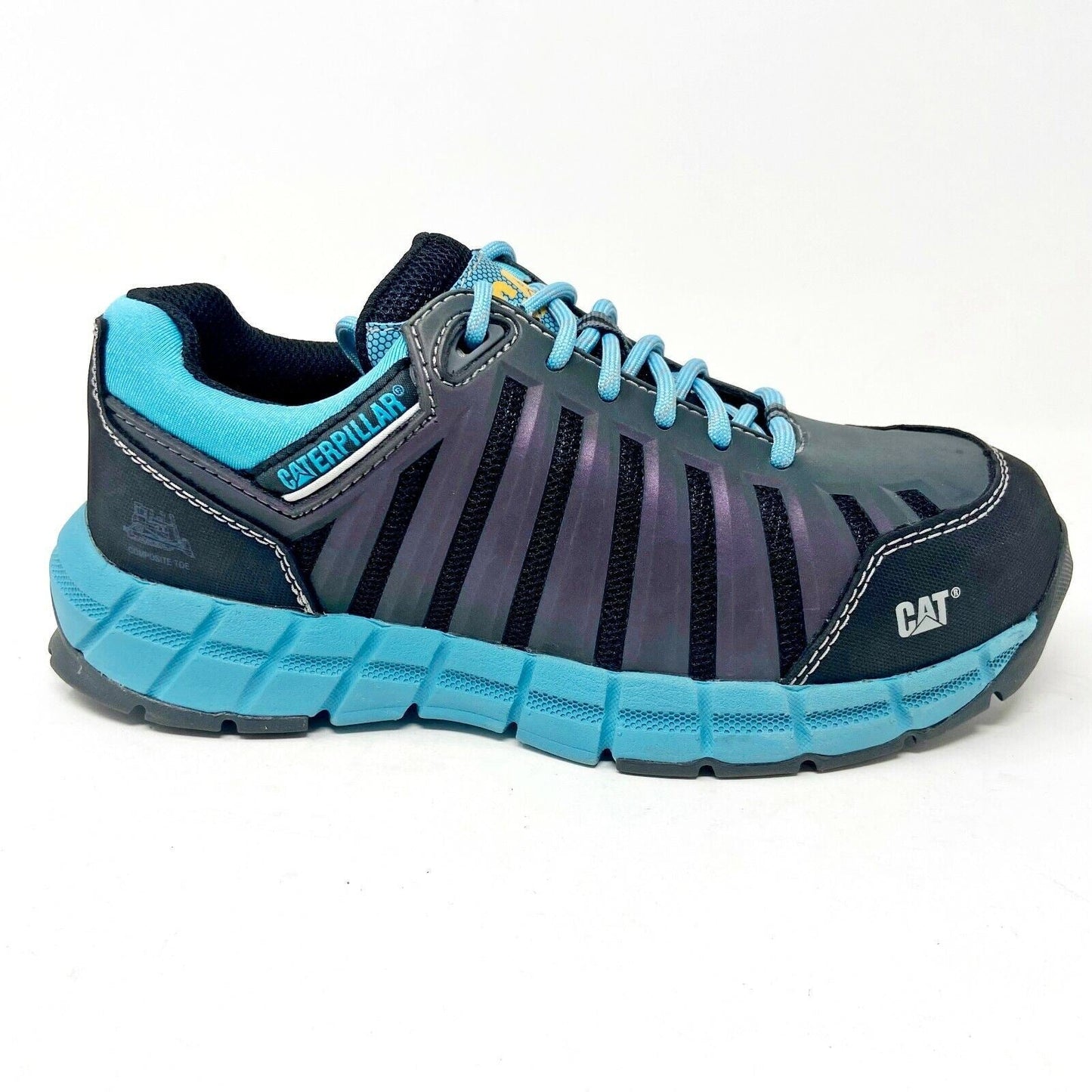 CAT Chromatic Composite Toe Maui Blue Womens Casual Work Shoes P90691