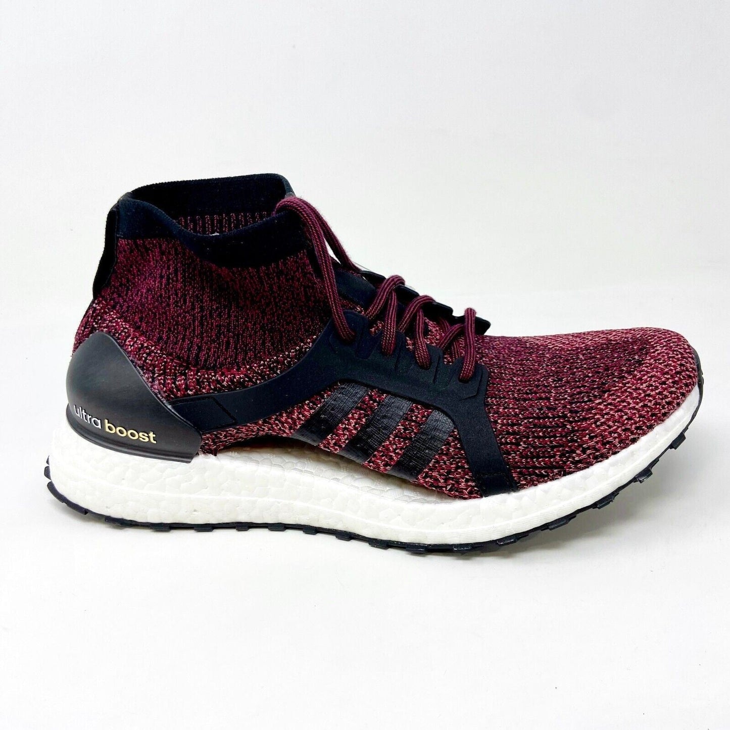 Adidas UltraBoost x All Terrain Mid Ruby Red Womens Running Sneakers BY1678