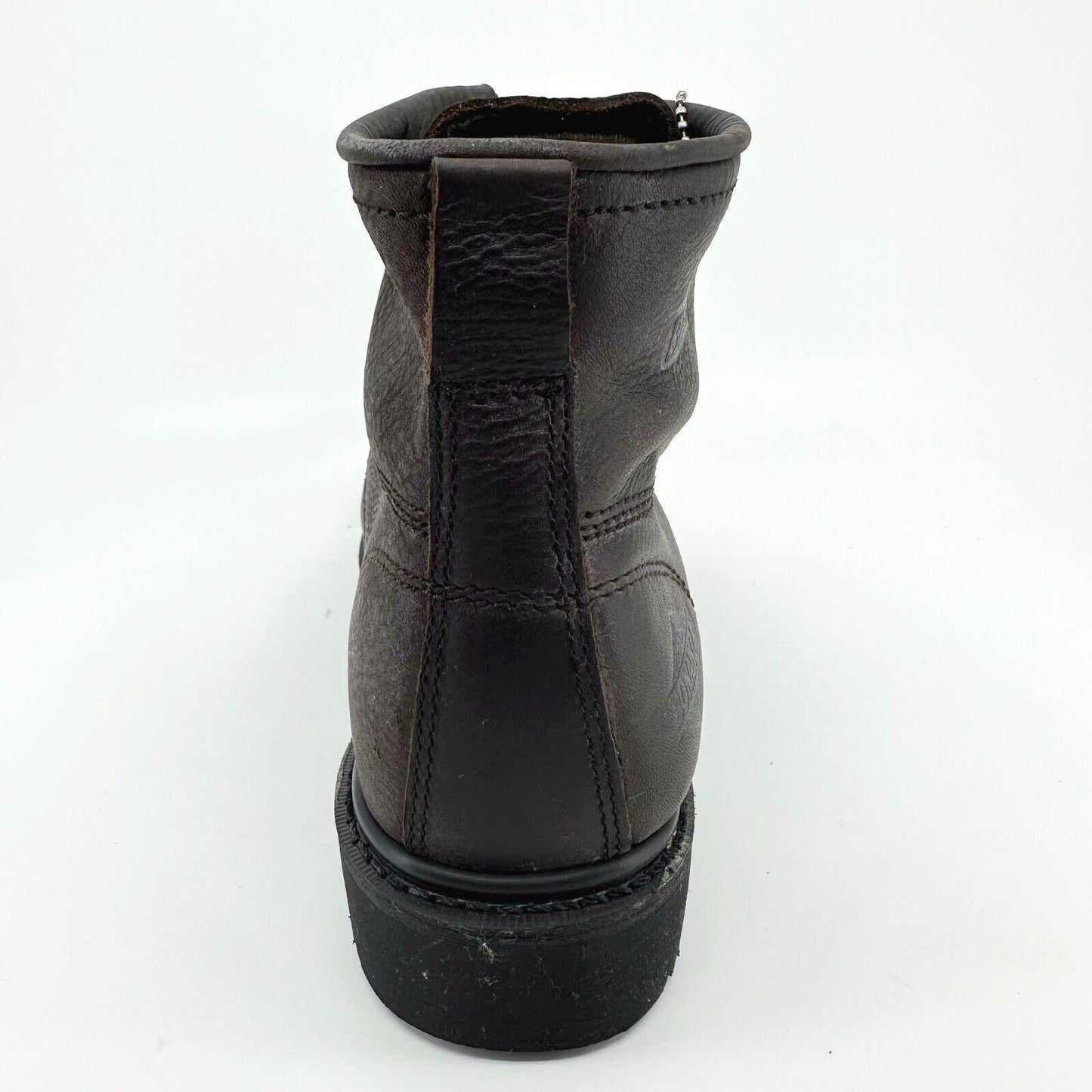 Bonanza 6" Round Steel Toe Brown Mens Leather Waterproof Work Boots