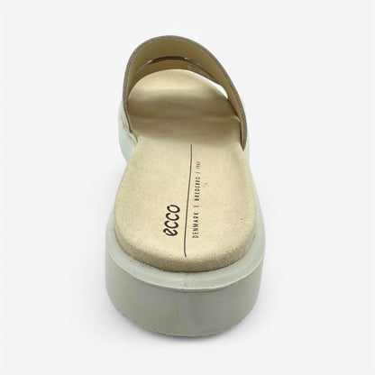 ECCO Flowt White Purple Gold Womens Sandal Slide