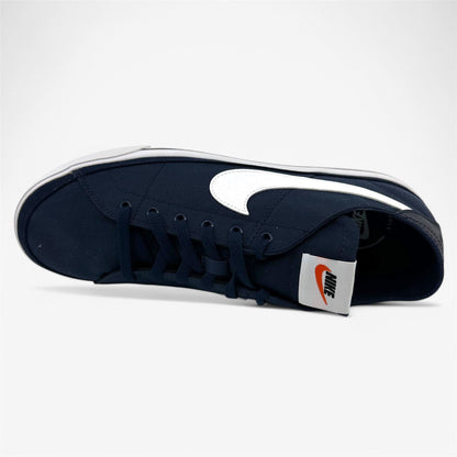 Nike Court Legacy Canvas Obsidian White Black Mens Size 13 Athletic Sneaker