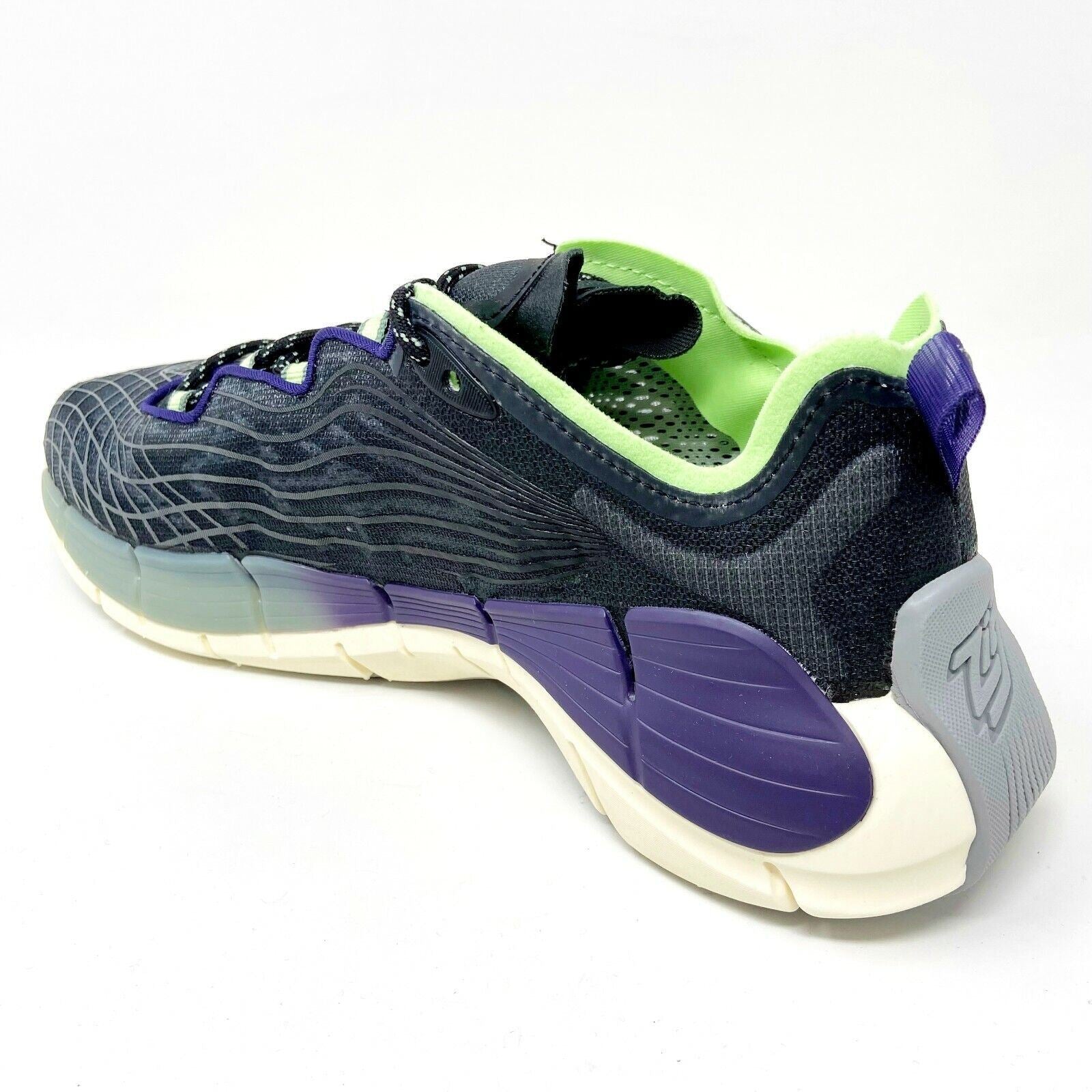 Reebok Zig Kinetica II Core Black Orchid Mint Womens Running Shoes FX9405