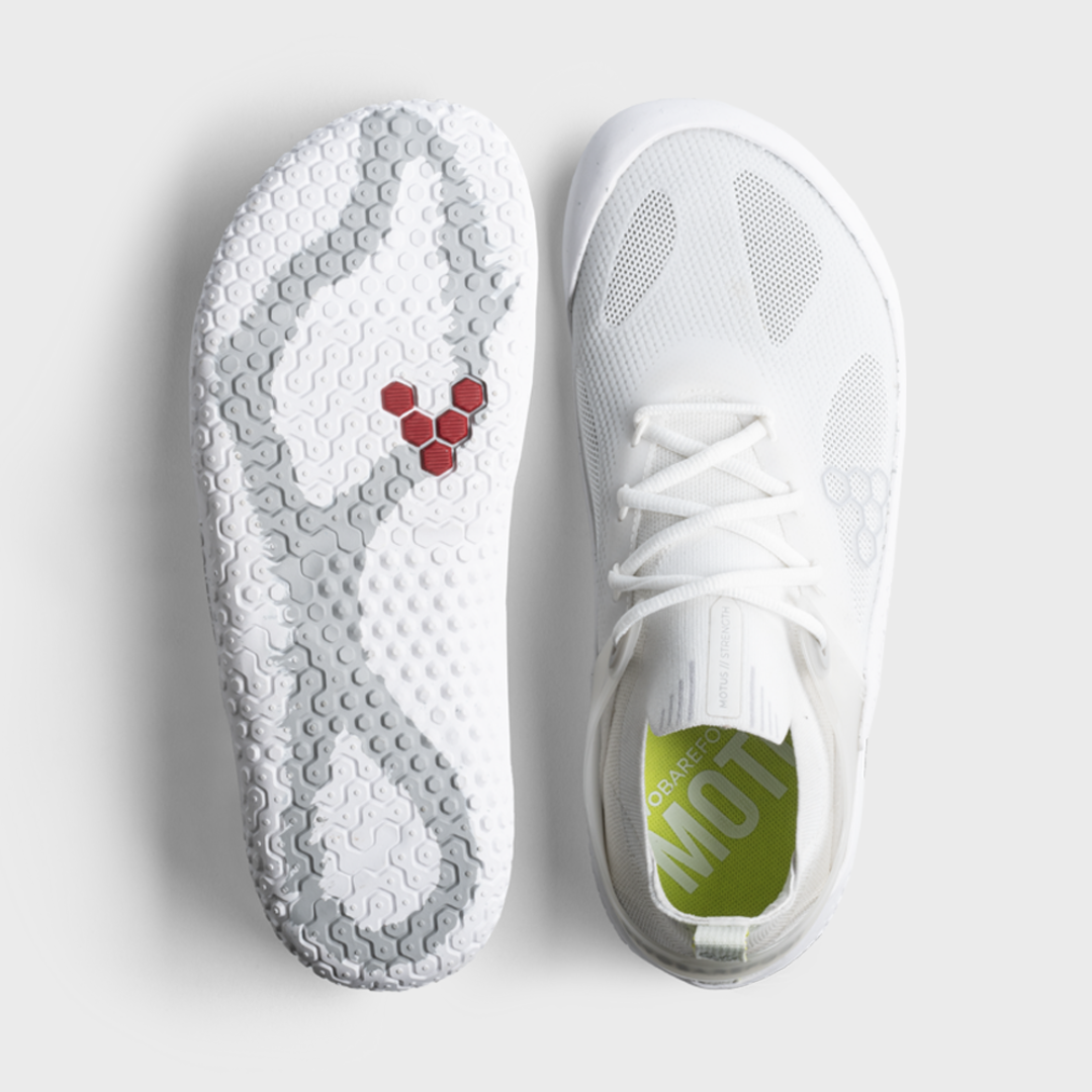Vivobarefoot - Motus Strength Mens - Bright White/Grey