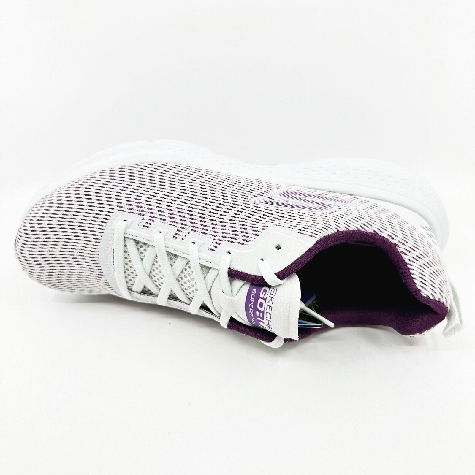 Skechers Go Run Supersonic White Womens Athletic Running Shoes