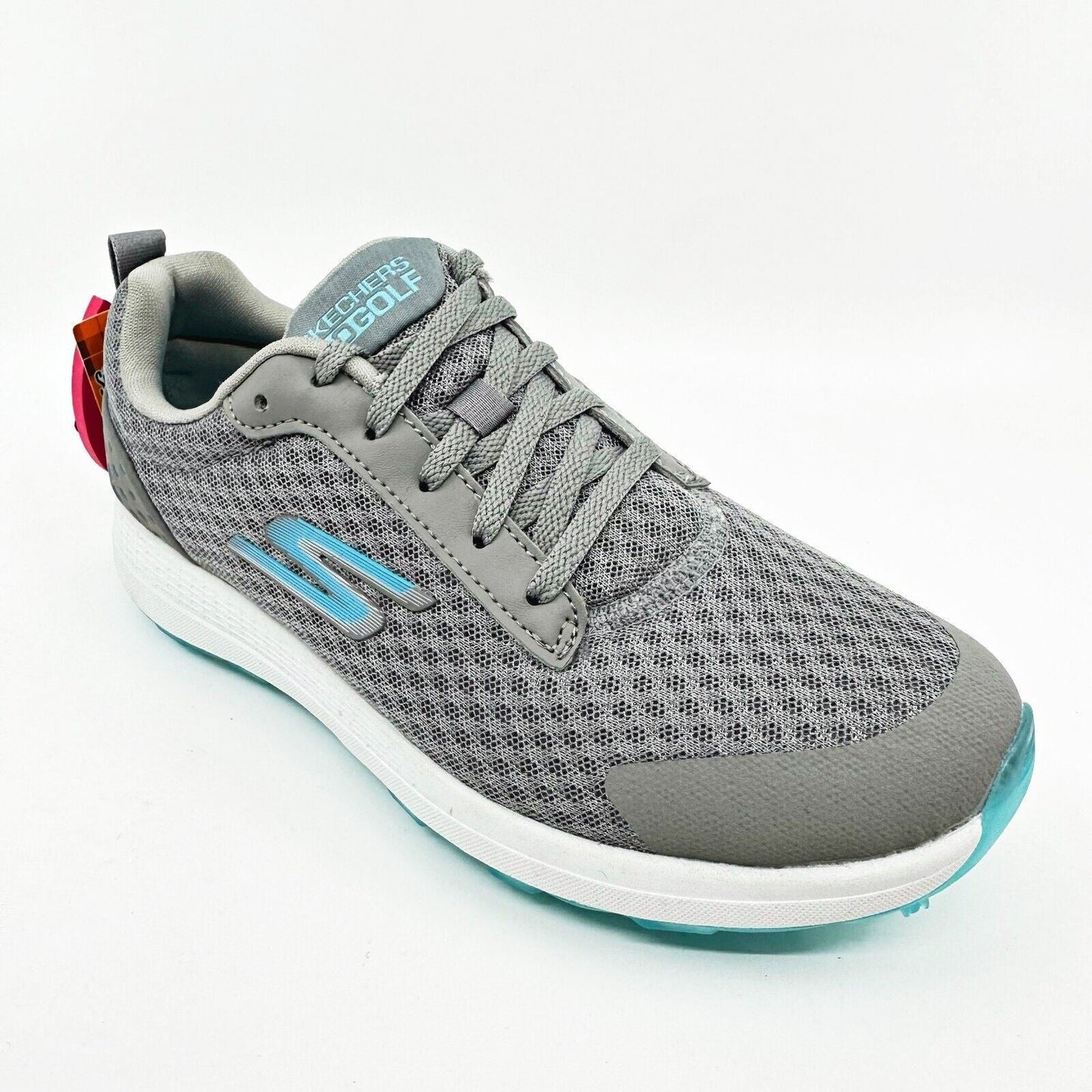 Skechers Go Golf Max Fairway 2 Gray Blue Womens Size 6 Spikeless Shoes