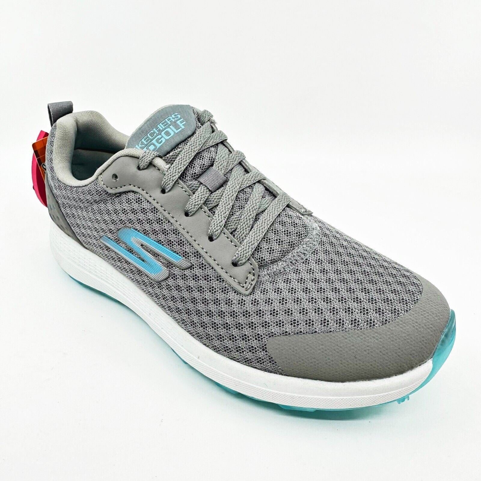 Skechers Go Golf Max Fairway 2 Gray Blue Womens Size 6 Spikeless Shoes