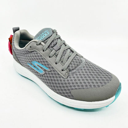Skechers Go Golf Max Fairway 2 Gray Blue Womens Size 6 Spikeless Shoes