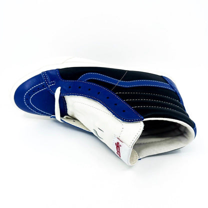 Vans Vault Sk8 Hi Reissue VI (Leather) True Blue Black Mens Vault Sneakers