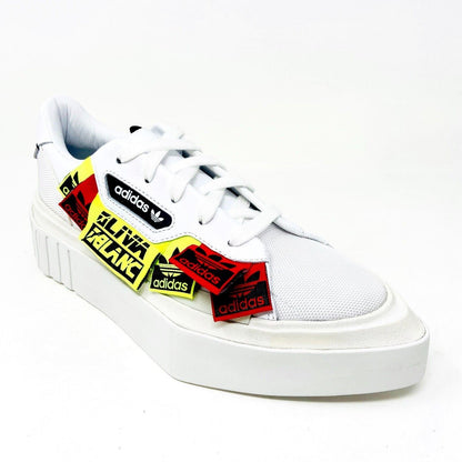 Adidas Hypersleek Olivia LeBlanc White Womens Size 4.5 Platform Sneakers EF6956
