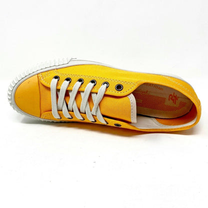 PF Flyers Center Lo Riess Orange White Mens Retro Canvas Sneakers PM11CL2D
