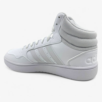 Adidas Hoops 3.0 Mid Cloud White Dash Grey Womens Athletic Sneaker