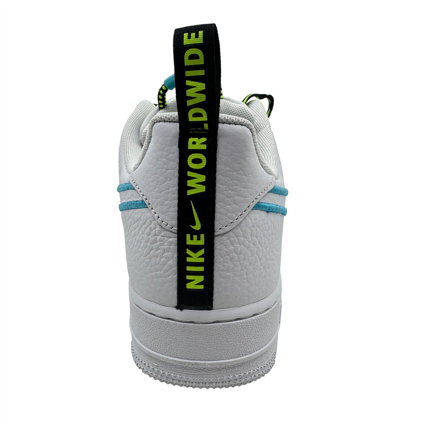 Nike Air Force 1 '07 Premium WW White Blue Black Mens Worldwide Sneaker