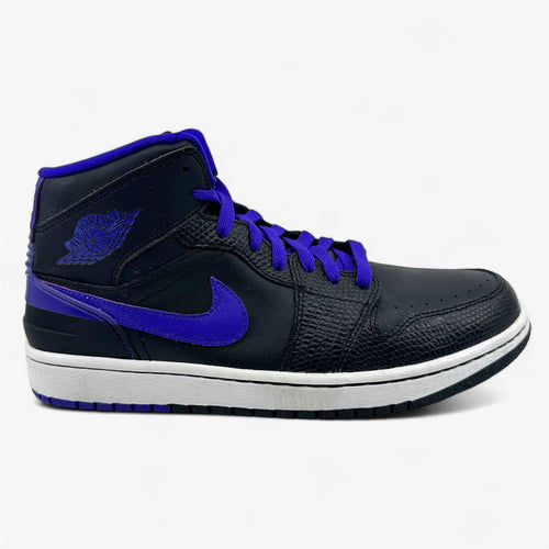 Jordan Air Jordan 1 Retro 86 Black Dark Concord White Mens Athletic Sneaker