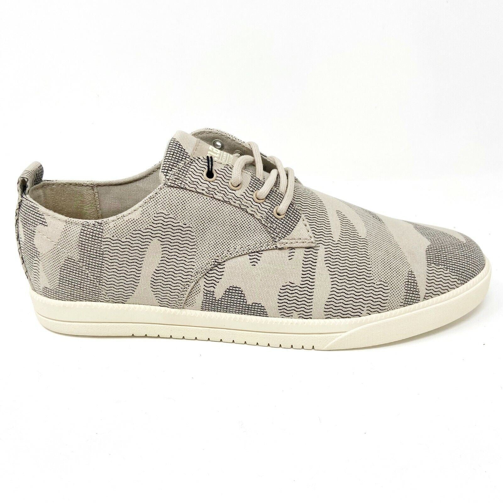 Clae Ellington Textile Tan Camo Mens Size 7 Premium Casual Sneakers