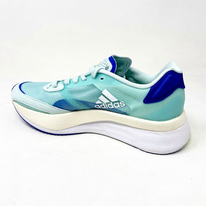 Adidas Adizero Boston 10 Halo Mint Blue White Womens Running Sneaker FZ2496