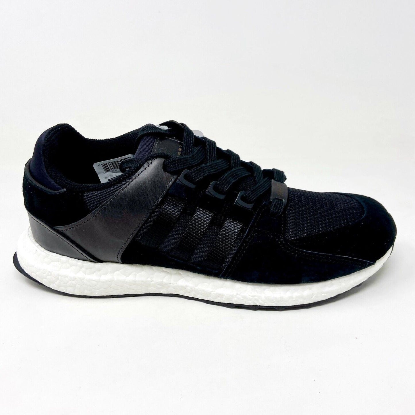 Adidas Originals EQT Support Ultra Milled Leather Black Mens Running Shoe BA7475