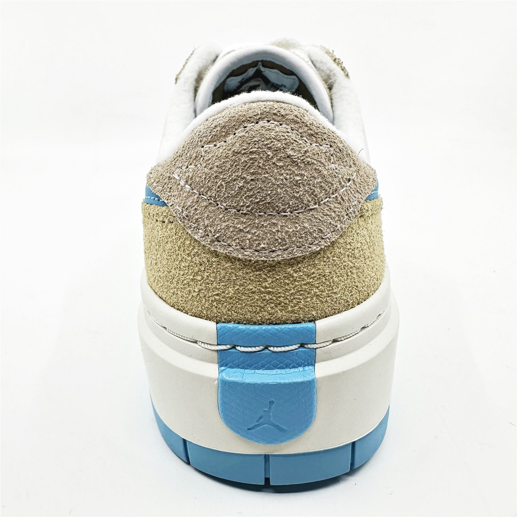 Jordan Air Jordan 1 Elevate Low SE White Baltic Blue Sanddrift Womens Athletic Sneaker