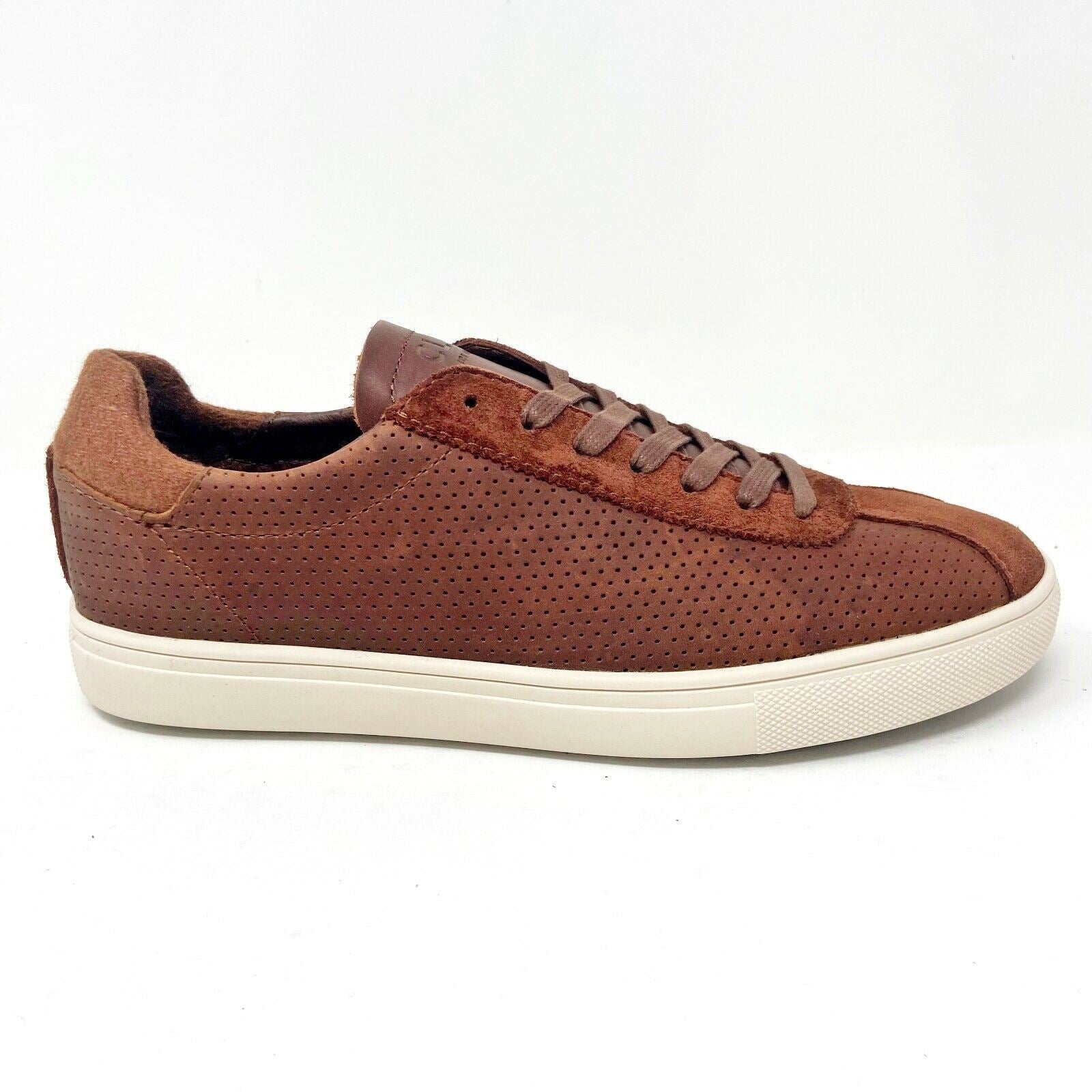 Clae Noah Chestnut Oiled Leather Mens Size 7 Premium Sneakers