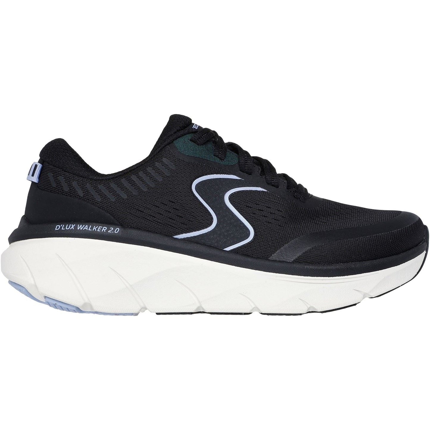 Women's Wide Fit Skechers 150007 D'lux Walker 2.0 Active Pace Trainers