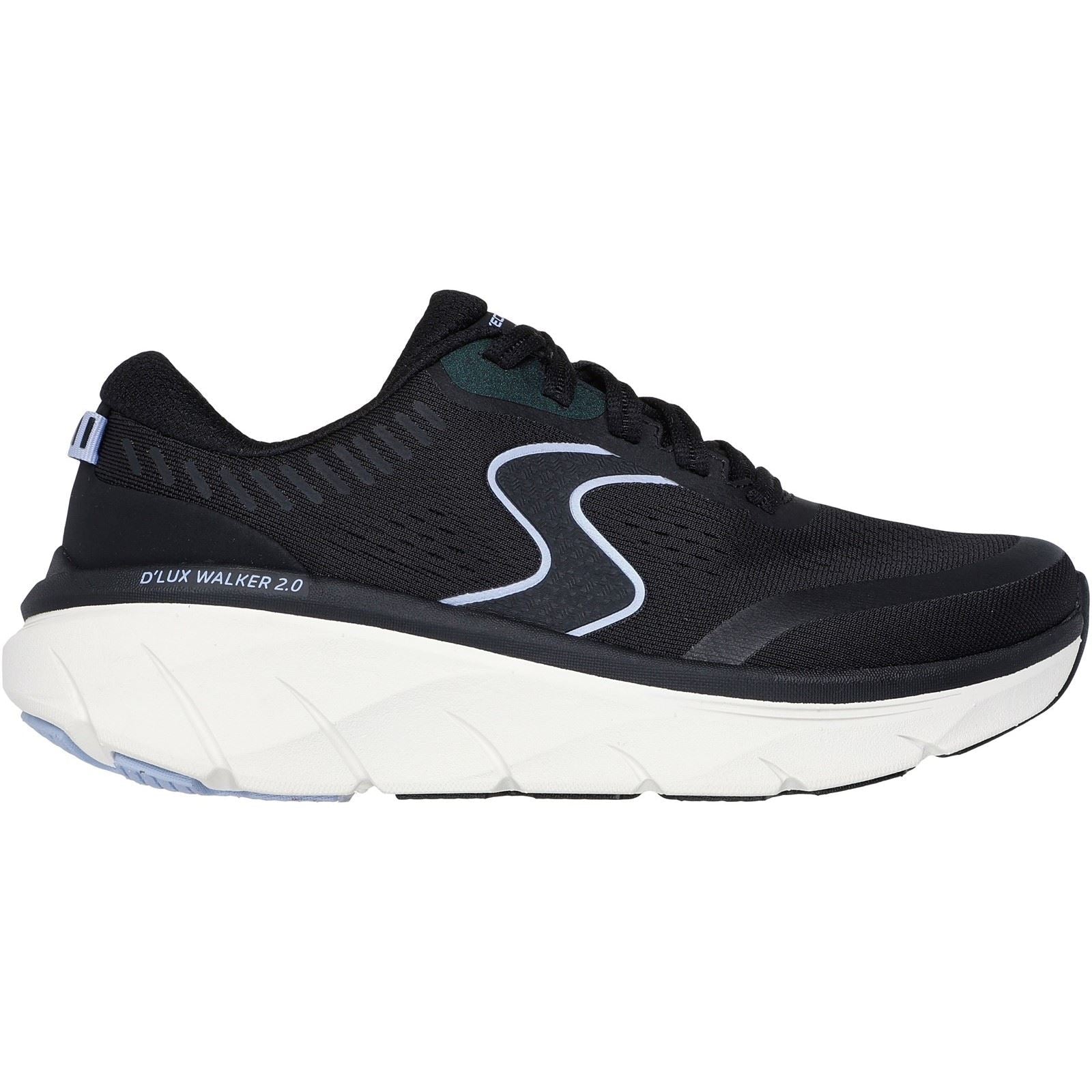 Women's Wide Fit Skechers 150007 D'lux Walker 2.0 Active Pace Trainers