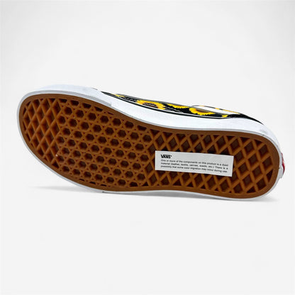 VANS Old Skool Sunflower Black Yellow Kids Girls Athletic Sneaker