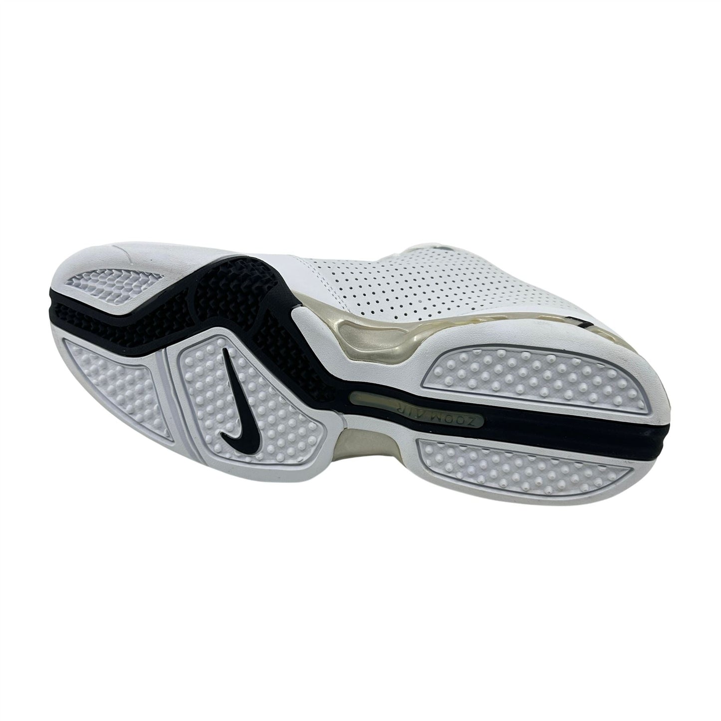 Nike Zoom Vick II Low White Black Mens Athletic Sneaker