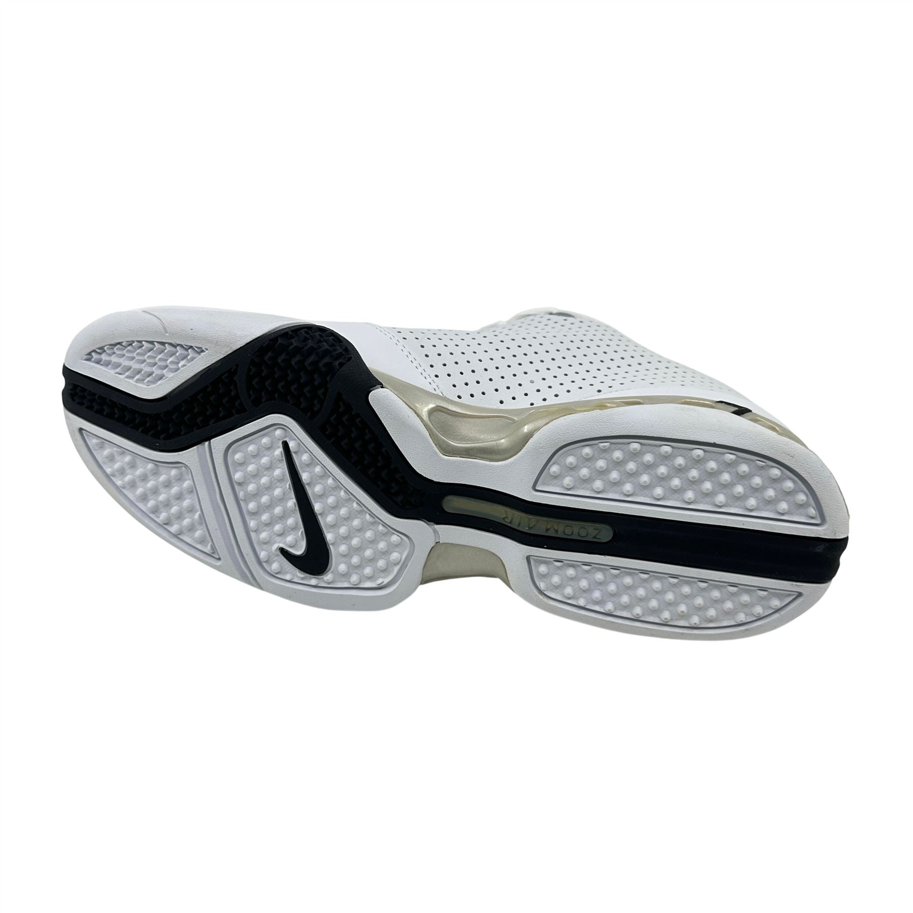 Nike Zoom Vick II Low White Black Mens Athletic Sneaker