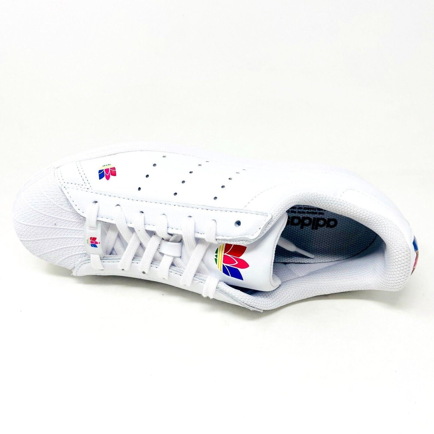 Adidas Originals Superstar Pure Cloud White Mens Inclusivity Sneakers FZ2153