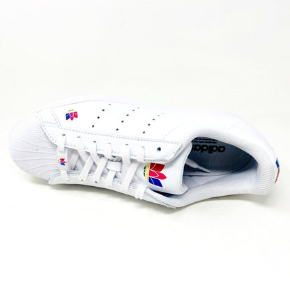 Adidas Originals Superstar Pure Cloud White Mens Inclusivity Sneakers FZ2153
