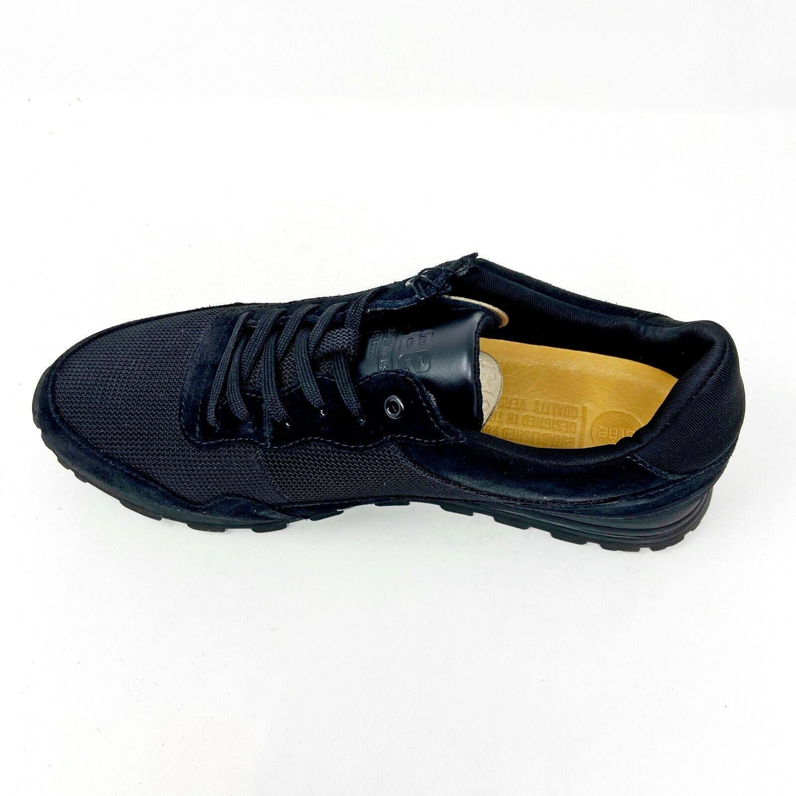 Clae Hoffman Triple Black Suede Mens Premium Casual Sneakers