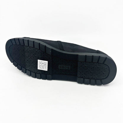 Skechers Bobs Chill Lugs Urban Spell Black Womens Memory Foam Comfort Shoes