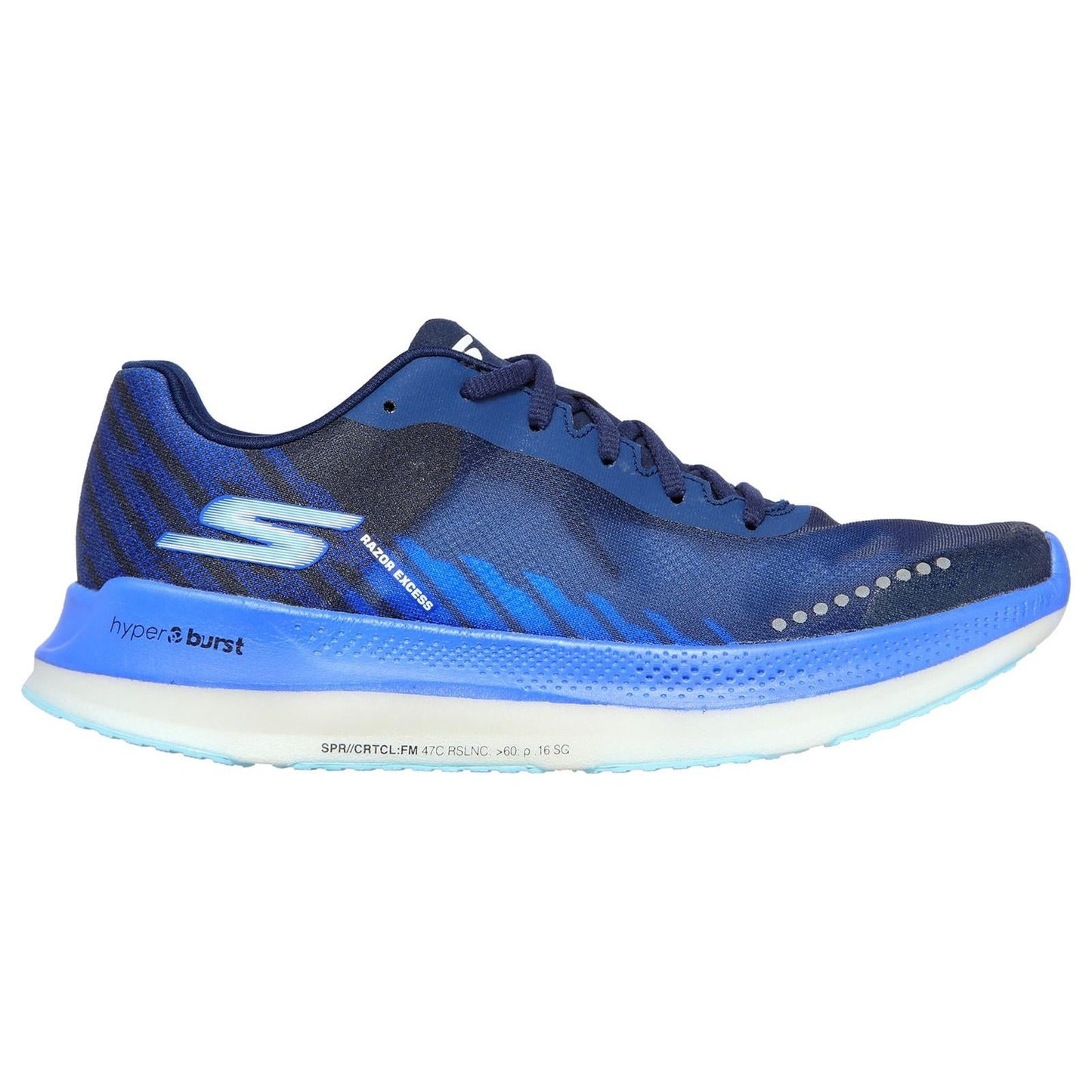 Women's Wide Fit Skechers 172004 Go Run Razor Excess Sports Trainer