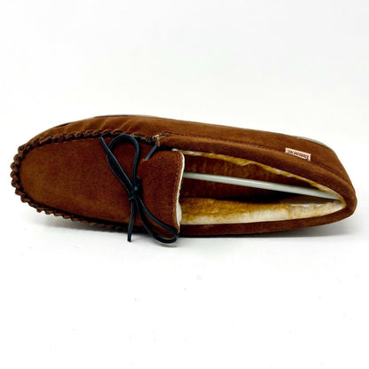 Tamarac Mens Camper Allspice Cowhide Moccasin Slip On Slippers